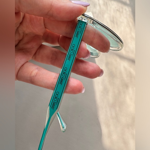 Jimmy Choo Green Sunglasses - Picture 3 of 4